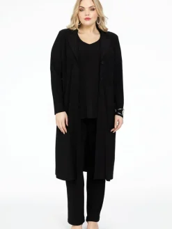 YOEK Blazer<Damen Blazer schwarz uni