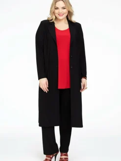 YOEK Blazer<Damen Blazer schwarz uni