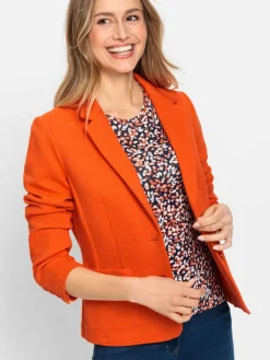 Olsen Blazer<Damen Blazer orange uni