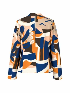 Marc Cain Blazer<Damen Blazer royal gemustert