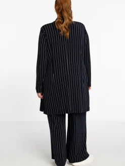 YOEK Blazer<Damen Blazer blau gestreift