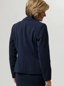 Frank Walder Blazer<Damen Blazer marine blau uni