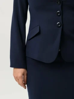 Frank Walder Blazer<Damen Blazer marine blau uni