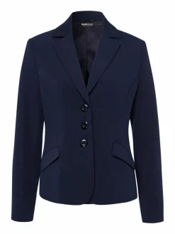 Frank Walder Blazer<Damen Blazer marine blau uni