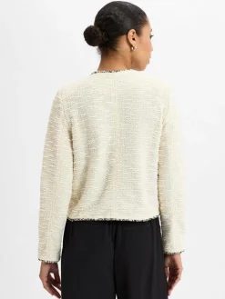 zero Blazer<Damen Blazer ecru uni