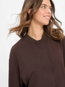 Someday Blazer|Jacken & Westen<Damen Blazer - Narlie detail schoko uni