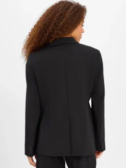 Weekend Max Mara Blazer<Damen Blazer aus Schurwolle - Lamine schwarz uni