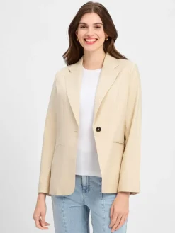 Damen Marie Lund Blazer>Damen Blazer mit Leinen-Anteil