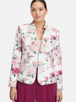 Vera Mont Blazer<Damen Blazer-Jacke mehrfarbig gemustert
