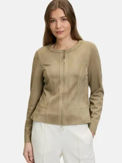 Betty Barclay Blazer<Damen Blazer-Jacke taupe uni