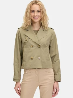 Betty Barclay Blazer<Damen Blazer-Jacke taupe khaki uni