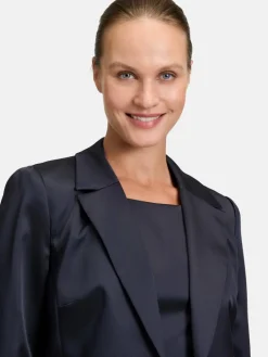 Vera Mont Blazer<Damen Blazer-Jacke marine blau uni