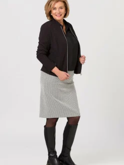 Frank Walder Sweatshirts & Sweatjacken<Damen Blazerjacke schwarz uni