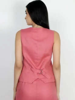 Vicci Germany Jacken & Westen<Damen Blazerweste altrosa uni