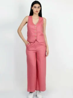 Vicci Germany Jacken & Westen<Damen Blazerweste altrosa uni