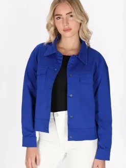 Schmuddelwedda Jacken & Westen<Damen Blouson royal gemustert