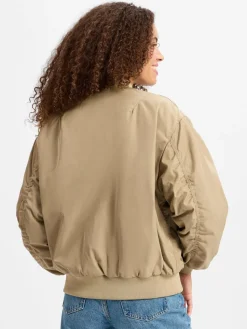 Rino & Pelle Jacken & Westen<Damen Blouson oliv uni