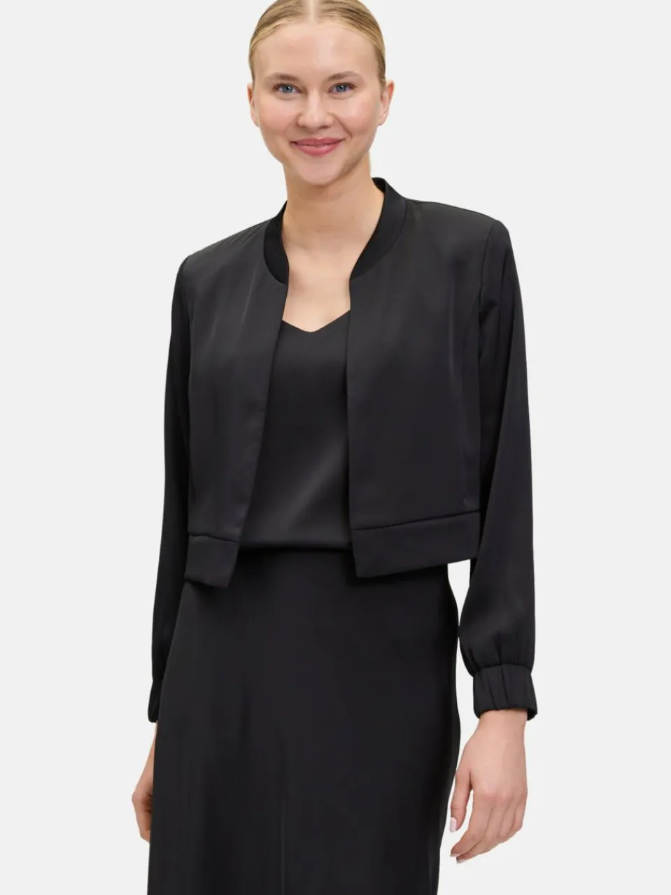 Vera Mont Jacken & Westen<Damen Blouson schwarz uni