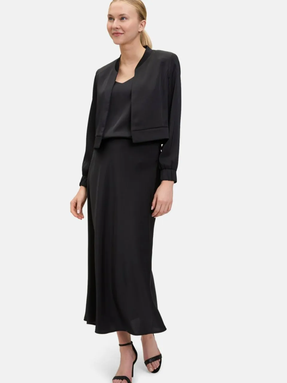 Vera Mont Jacken & Westen<Damen Blouson schwarz uni