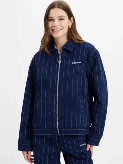 Damen adidas Originals Jacken & Westen>Damen Blouson - Pinstripe Jacket