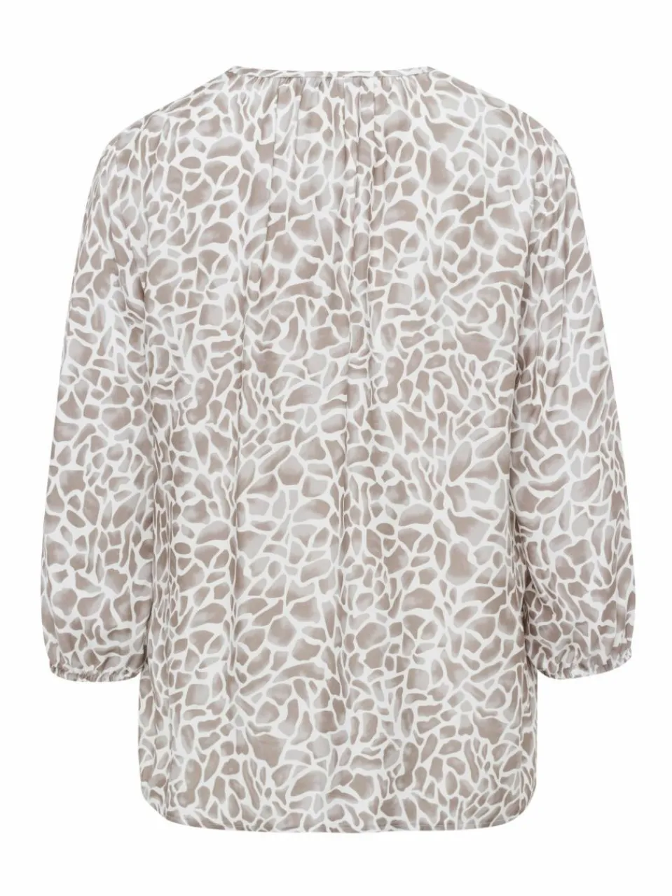 Frank Walder Blusen<Damen Bluse weiß mehrfarbig gemustert