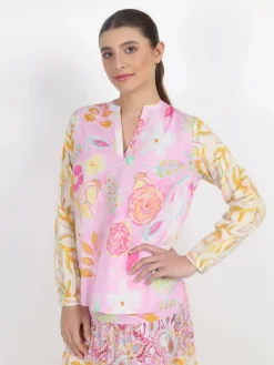 Vicci Germany Blusen<Damen Bluse rosa gemustert