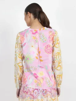 Vicci Germany Blusen<Damen Bluse rosa gemustert