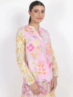 Vicci Germany Blusen<Damen Bluse rosa gemustert