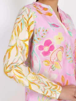 Vicci Germany Blusen<Damen Bluse rosa gemustert