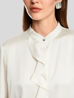 Marc Cain Blusen<Damen Bluse beige uni