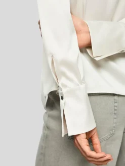 Marc Cain Blusen<Damen Bluse beige uni