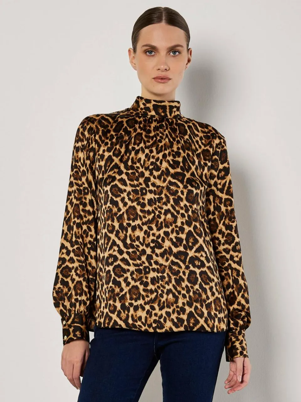 Apricot Blusen<Damen Bluse braun uni