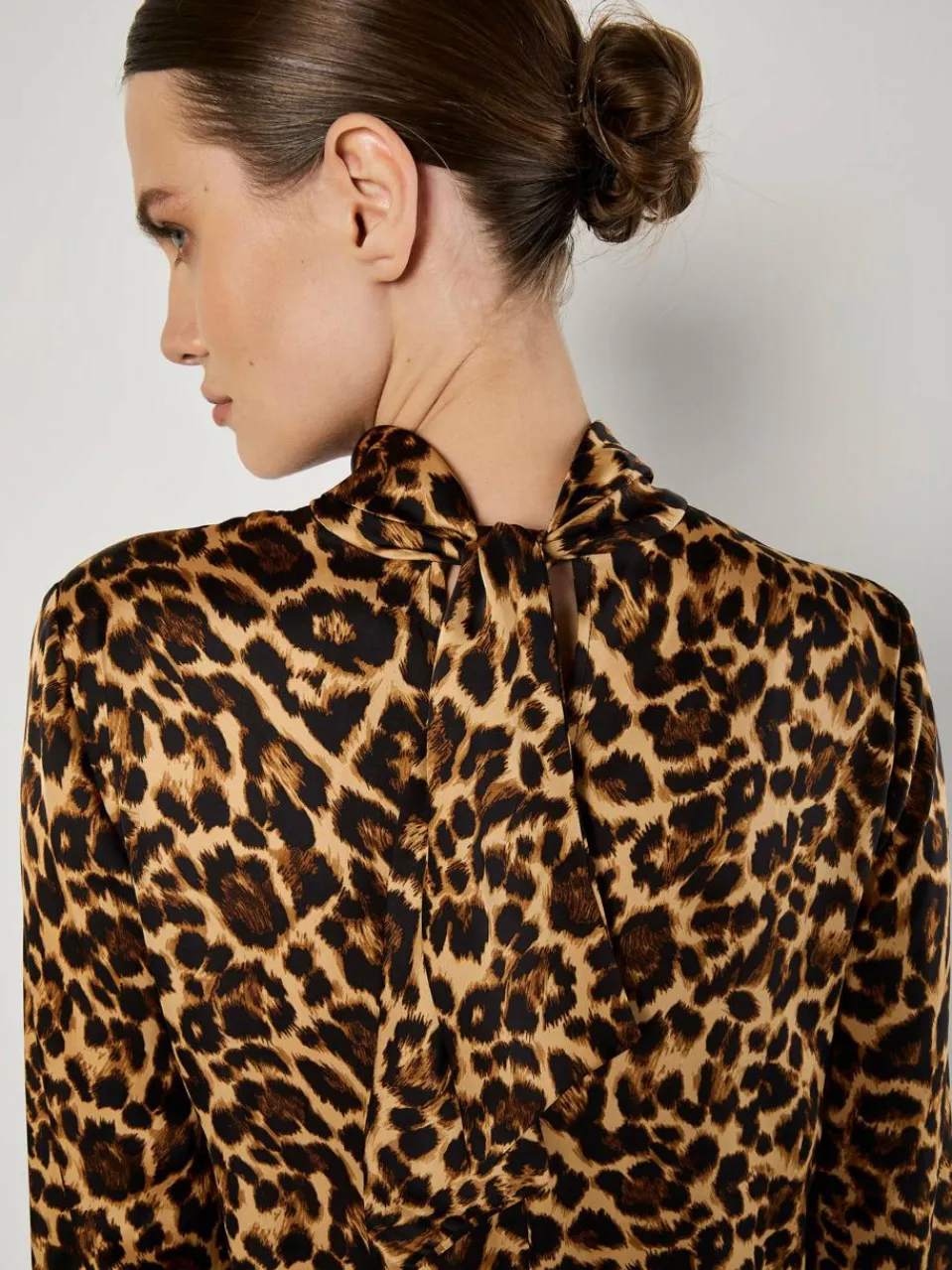 Apricot Blusen<Damen Bluse braun uni