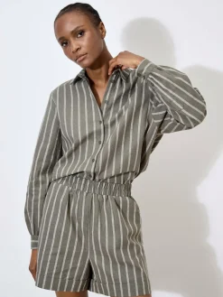 Damen Apricot Blusen><noscript><img width=