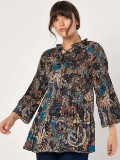 Damen Apricot Blusen>Damen Bluse