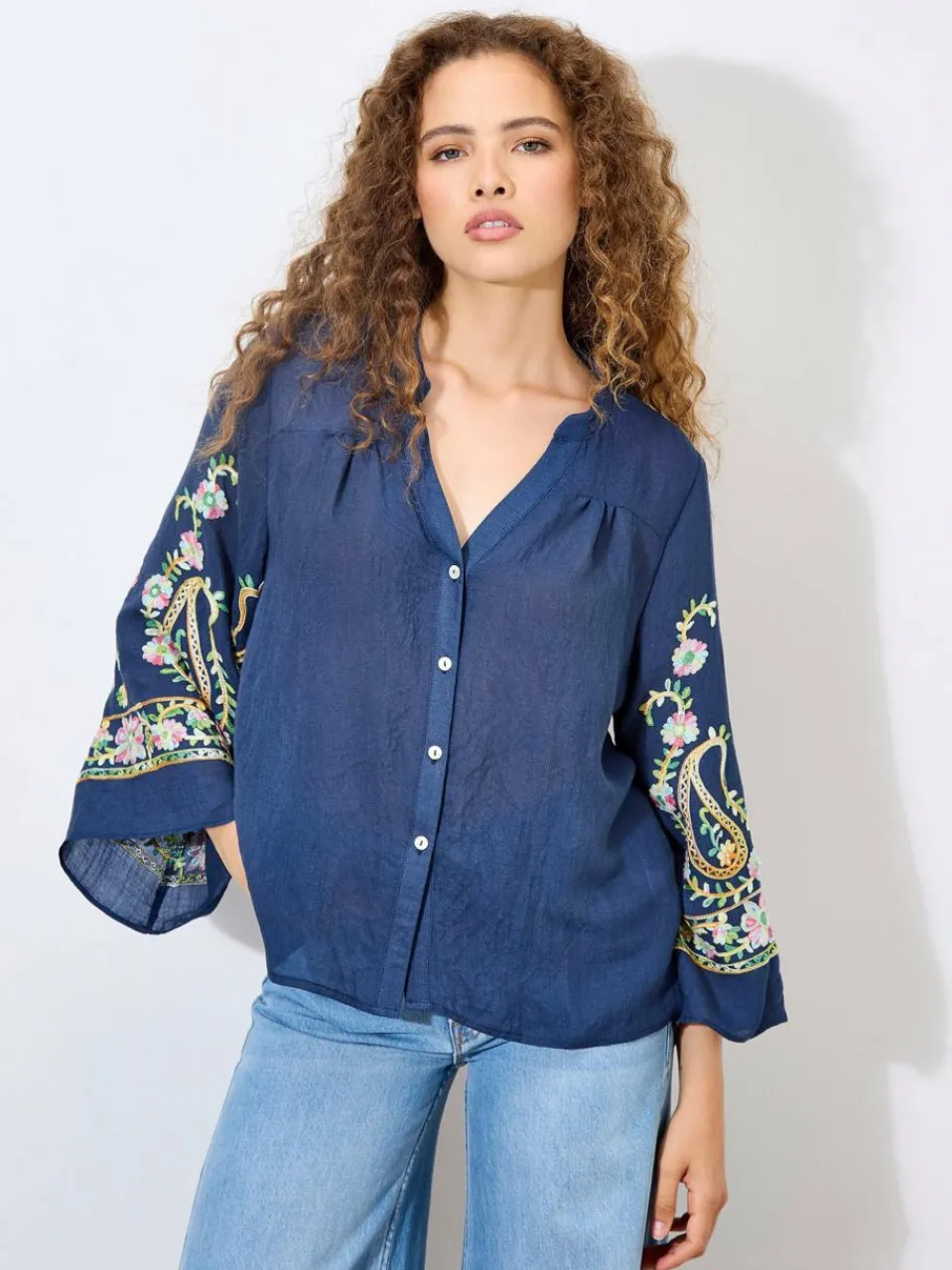 Damen Apricot Blusen>Damen Bluse