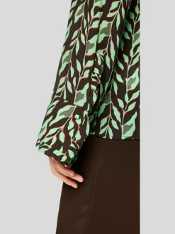 Marc Cain Blusen<Damen Bluse braun gemustert