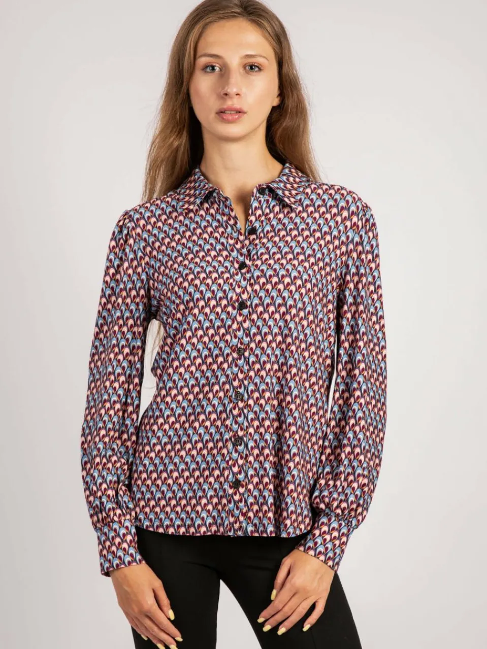 Vicci Germany Blusen<Damen Bluse rot blau kariert