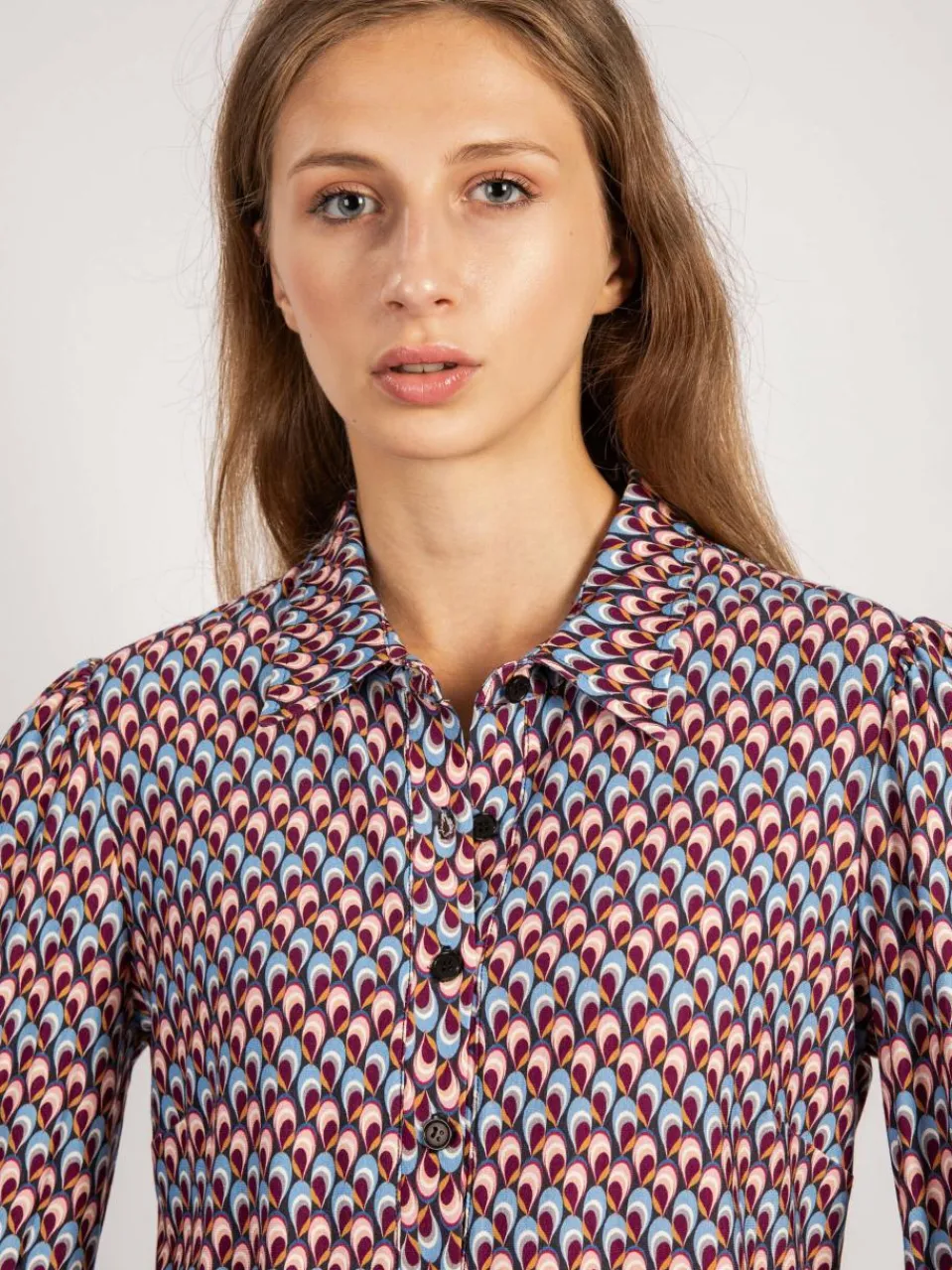 Vicci Germany Blusen<Damen Bluse rot blau kariert