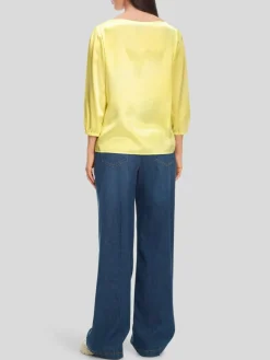 Marc Cain Blusen<Damen Bluse gelb uni