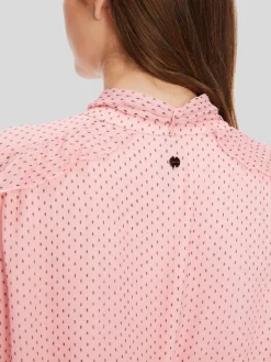Marc Cain Blusen<Damen Bluse rosa gemustert