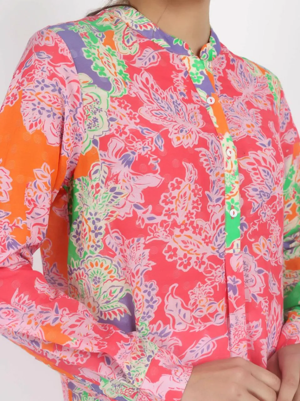 Vicci Germany Blusen<Damen Bluse rosa gemustert