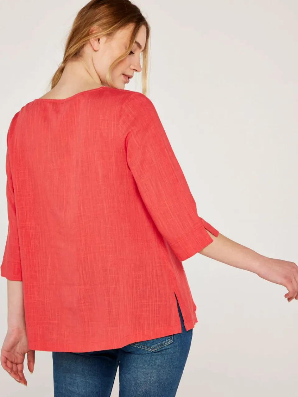 Damen Apricot Blusen>Damen Bluse