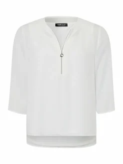 Frank Walder Blusen<Damen Bluse ecru weiß uni