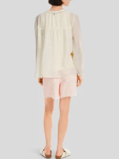 Marc Cain Blusen<Damen Bluse beige uni