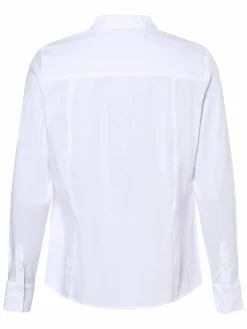 comma Blusen<Damen Bluse weiß uni