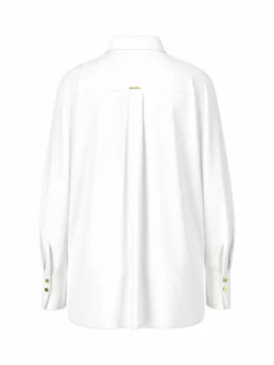 Marc Cain Blusen<Damen Bluse weiß uni
