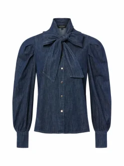 Marie Lund Blusen<Damen Bluse marine uni