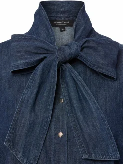 Marie Lund Blusen<Damen Bluse marine uni