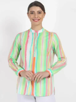 Vicci Germany Blusen<Damen Bluse mehrfarbig gestreift